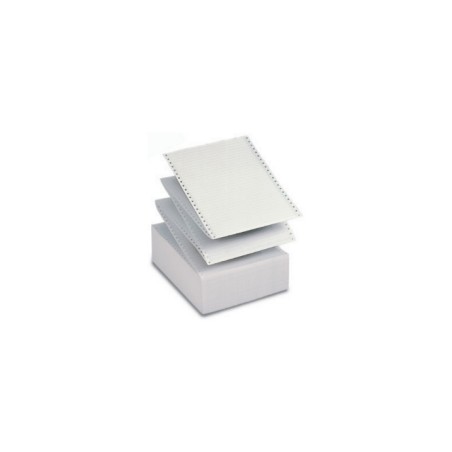 1 - SABACART Carta a modulo continuo CB 3 Copie 25cm x 11 Bianco (Conf.750 fogli) TRIPLO/750"