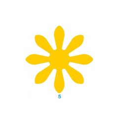 1 - FUSTELLA 75MM SAGOMA MARGHERITA CPP605