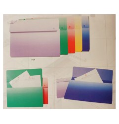 1 - 25 pezzi Cartella Canguro portadocumenti Lusso Fabius rosso 028