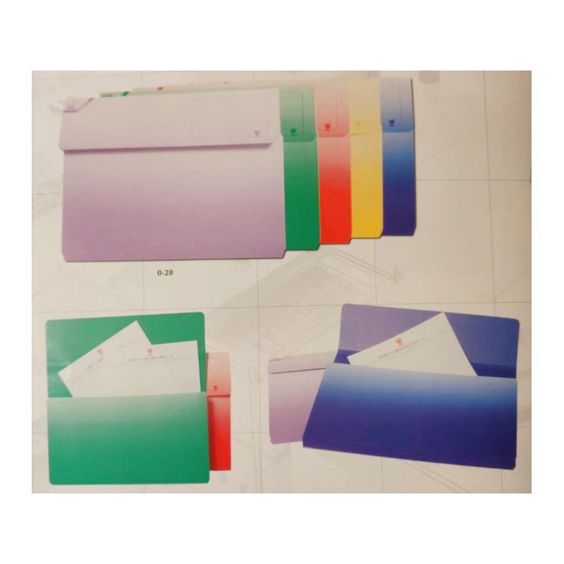 25 pezzi Cartella Canguro portadocumenti Lusso Fabius giallo 028