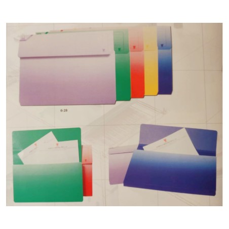 1 - 25 pezzi Cartella Canguro portadocumenti Lusso Fabius giallo 028