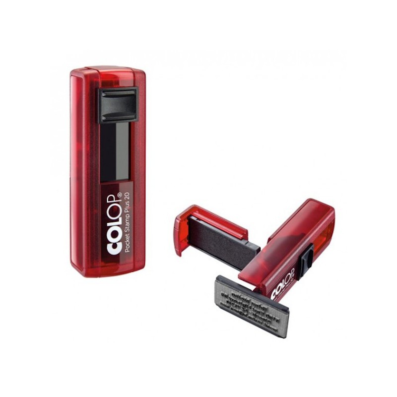 COLOP POCKET STAMP PLUS 20 ROSSO PSP20.RU