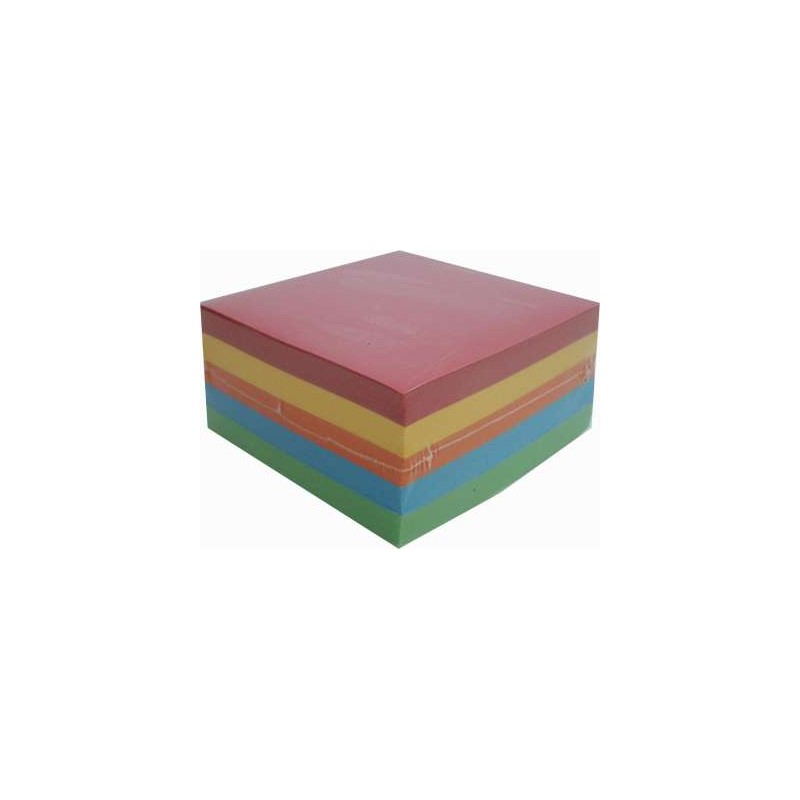 Cubo notes 5 colori forti post-it  10x10x5 500fg 5COL.FORTI