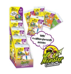 1 - EXPO ETICHETTE TAG TO SCHOOL MONSTER COLLECTION" 100BL. ESPBTSM01"