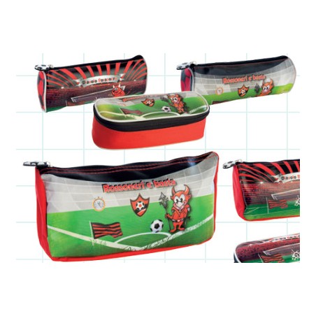 1 - Bustina 1 zip colore rosso/nero 24 pz.  32/147