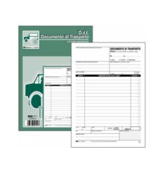1 - EDIPRO  Blocco documento di trasporto 50x2 autoricalcante 29,7x21 E5216C