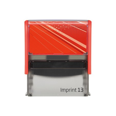1 - TRODAT Timbro 8913 IMPRINT 2.0 Autoinchiostrante 58x22 mm 5 Righe Rosso