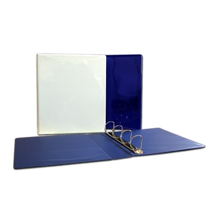 1 - O.P. Raccoglitore a 4 anelli A4 D.20 display blu opaco OP5.16