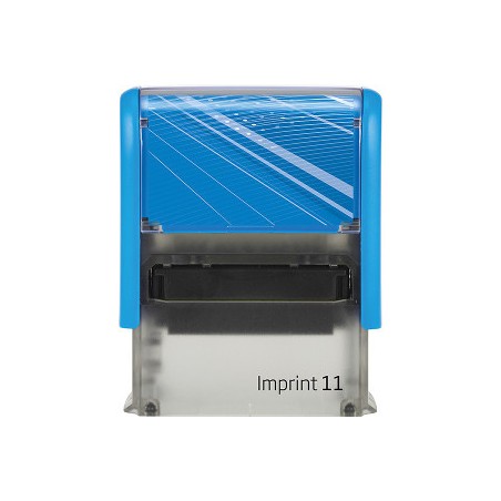 1 - TRODAT Timbro 8911 IMPRINT 2.0 Autoinchiostrante 38x14 mm 3 Righe Blu