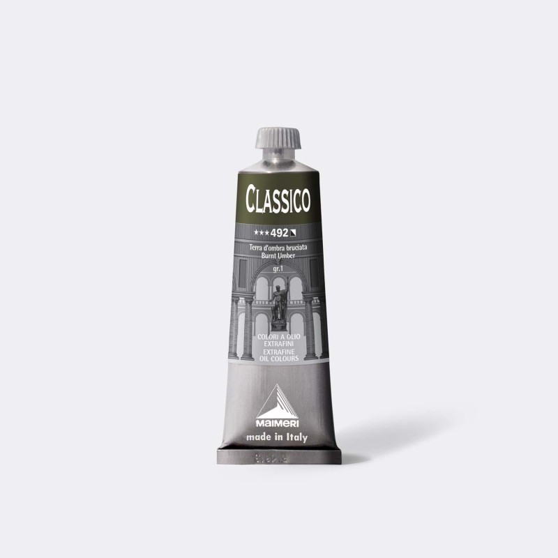 TEMPERA OLIO MAIMERI CLASSICO 60ml TERRA D'OMBRA BRUC.  M0306492