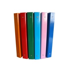 1 - Raccoglitore con Copertina Lucida 4 Anelli d.30mm 22x30cm - Rosa 9009/FC504