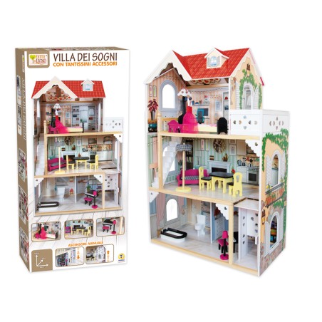 1 - TEOREMA FATTO DI LEGNO - F. VILLA DEI SOGNI DEA H. 120 CM  40614