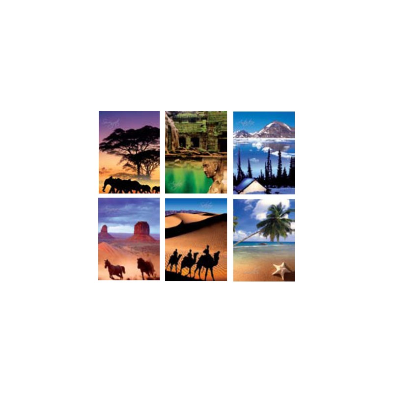 KARAMBOLA - Quaderno Maxi Spiralato VIAGGI Rig.1R 60 fogli 80 gr