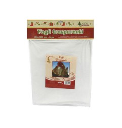 1 - DUE ESSE 2 fogli trasparenti cellophan 100x130CM