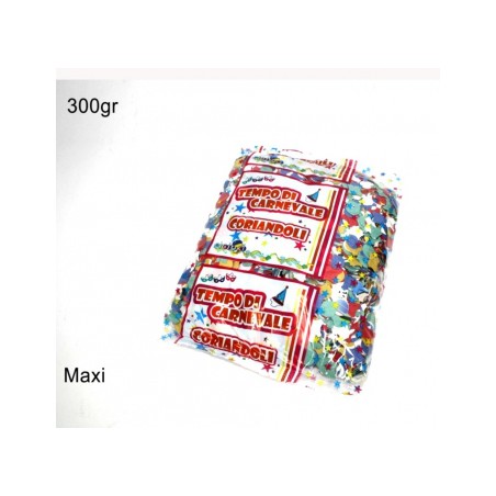 1 - CORIANDOLI MAXI 300GR.