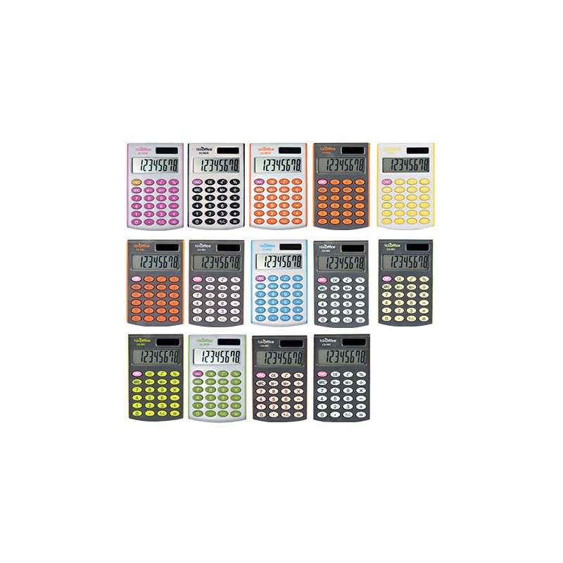 Calcolatrice Tascabile 8C CH-982 Col. Ass.  08/014-BL