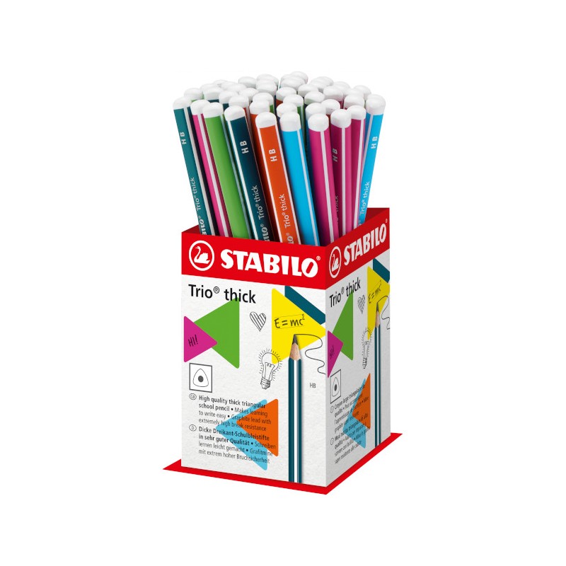Stabilo trio thick HB matita mina 3,15mm 399/48-1HB