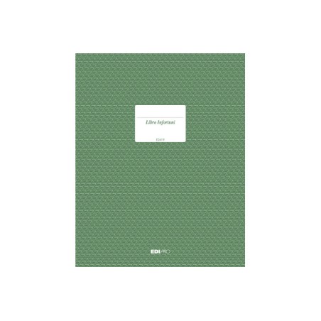 1 - EDIPRO  Registro per infortuni 15 pagine numerate E2419