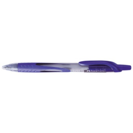 1 - BIRO FABER SUPER 1.0 SCATTO BLU -12PZ 143851