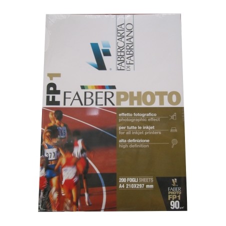 1 - CARTA FABERPHOTO FP1 A4 90GR-200pz