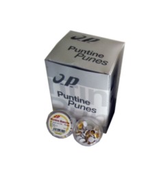 1 - O.P. 24 scatole 50 pezzi Punes bianche OP6.8