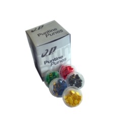 1 - O.P. 24 scatole 50 pezzi Punes monocolore OP OP6.10