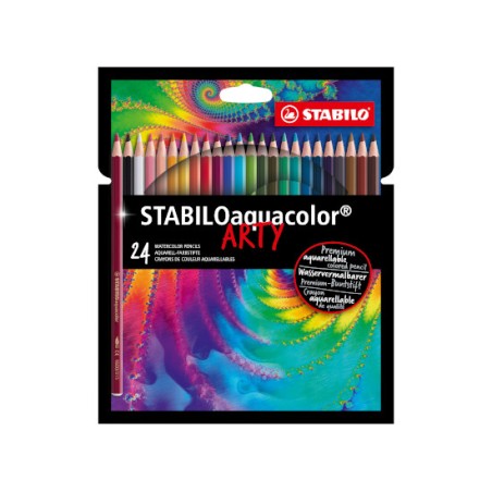 1 - 24 pz Pastelli Stabilo aquacolor arty line 1624/1-20