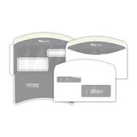 1 - Buste con 2 finestre Pigna Envelopes FLY-Matic 2 bianco 1000pz 80 gr per imbustamento automatico 224302