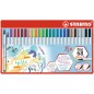 STABILO PEN 68 BRUSH -25pz SCAT.METALLO 568/25-321