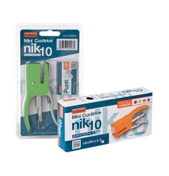 1 - Cucitrice tascabile punto 10 metal piu' punti 04/007