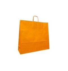 1 - SHOPPER CARTA 45+15x49 ARANCIO Ritorta -50pz ref.138