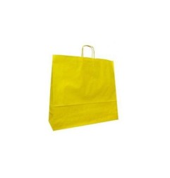 1 - SHOPPER CARTA 22+10x29 GIALLO Ritorta -50pz ref.137