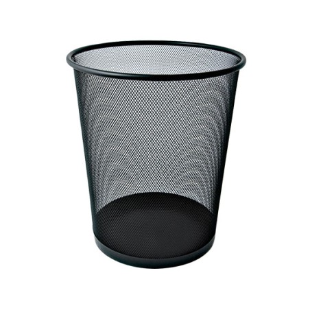 1 - GETTACARTE IN METALLO TRAFORATO NERO 12,3 LT 16/015