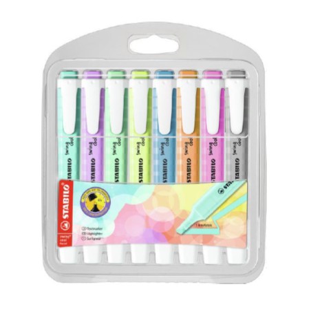 1 - EVID.STABILO SWING COOL PASTEL -8 colori 275/8-08-2 (new color 2022)