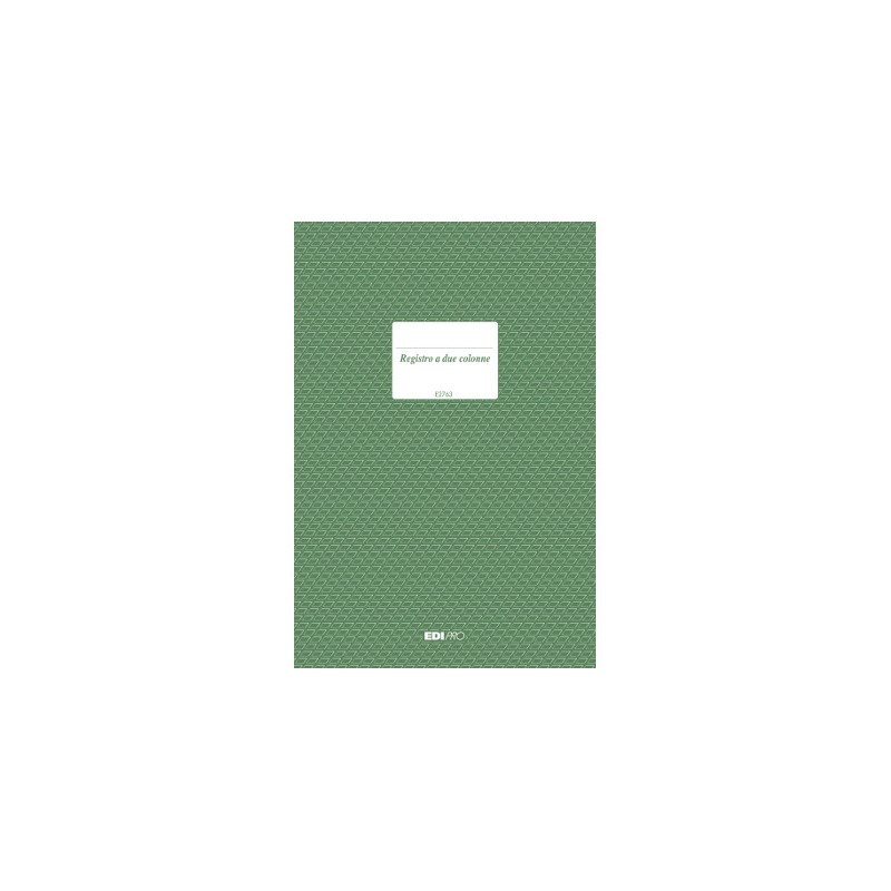 EDIPRO  Registro 2 colonne 100 pagine formato 31x21 E2763