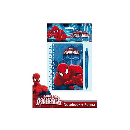 1 - Notebook blocconote + penna spiderman