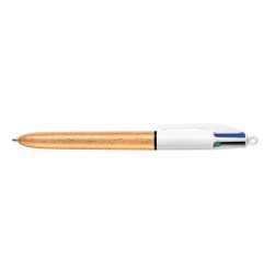 BIC Penne Biro 4 colori champagne dorato 12 Pz 992701