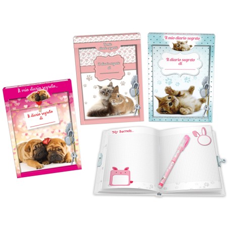 1 - TEOREMA MISS SIGNORINA - DIARIO SEGRETO 3 MDL C/LUCCHETTO 51765