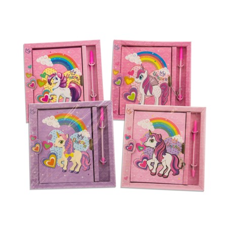 1 - TEOREMA MISS SIGNORINA - DIARIO SEGRETO UNICORNO MAGICO C/PENNA 4 MDL ASS.  51841