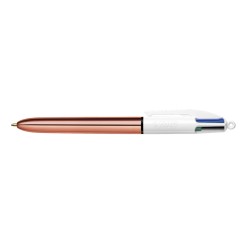 BIC 4 Colours Shine Rose Gold Penna Biro a sfera 4 colori 12 pz 951737