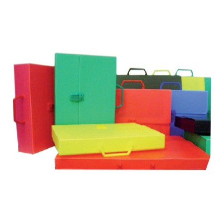 1 - ARTGRAF Valigetta in Plastica Polionda Colorata 1 Chiusura 27X38X5 275-MAC