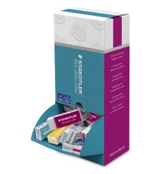 1 - STAEDTLER GOMMA MARS PLASTIC COLOURS 526 (40) BICOLOR  526E1-CA40