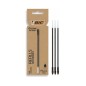 BIC Cristal Re’New ricariche punta media 1.0 mm Nero 3 Pz 503839
