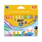 BIC Kids Plastidecor Triangle pastelli a cera triangolari 12 colori 829773