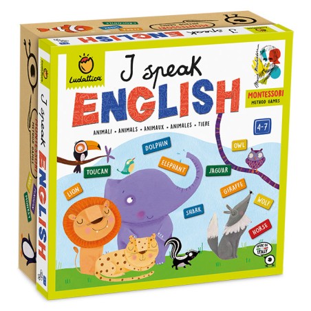 1 - LUDATTICA GIOCHI MONTESSORI - I SPEAK ENGLISH 21160