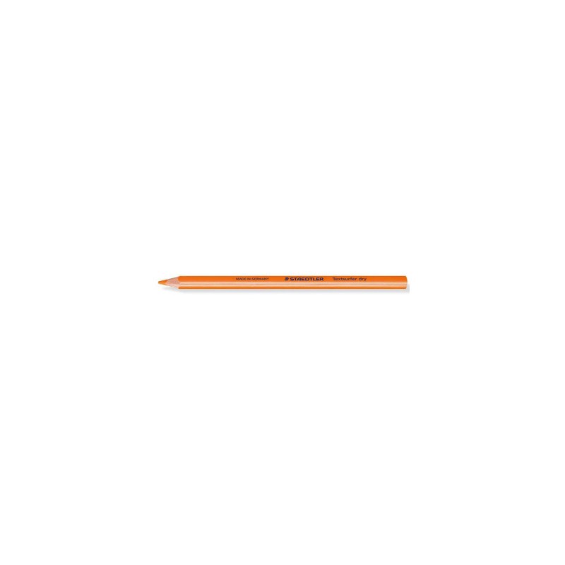 Staedtler Textsurfer Dry 12 Evidenziatore secco matita triangolare arancio fluorescente 128-64/4
