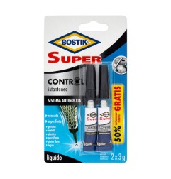 1 - COLLA UHU BOSTIK SUPER CONTROL 2x3GR.- 65710