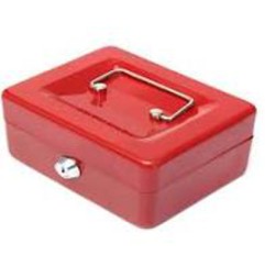 1 - ITERNET 12 pezzi Cassetta portavalori rossa 20x16x9 3401