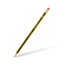 1 - STAEDTLER Conf. 12 pz Matite Nere Noris 122 HB-2 con gomma