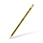 STAEDTLER Conf. 12 pz Matite Nere Noris 122 HB-2 con gomma